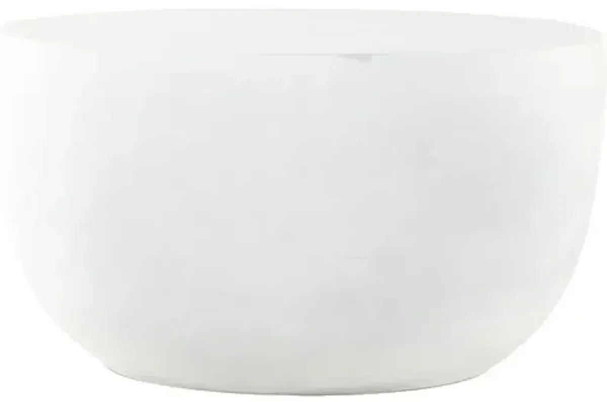 Dayana Outdoor End Table - Matte White