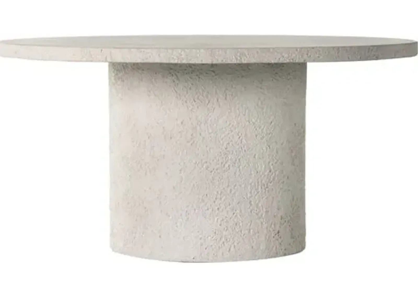 Celeste 60" Round Outdoor Dining Table - Concrete