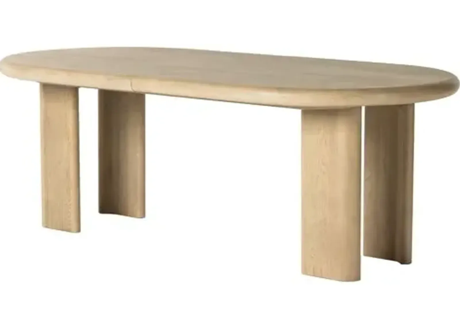 Joslin Oval Extension Dining Table - Light Oak