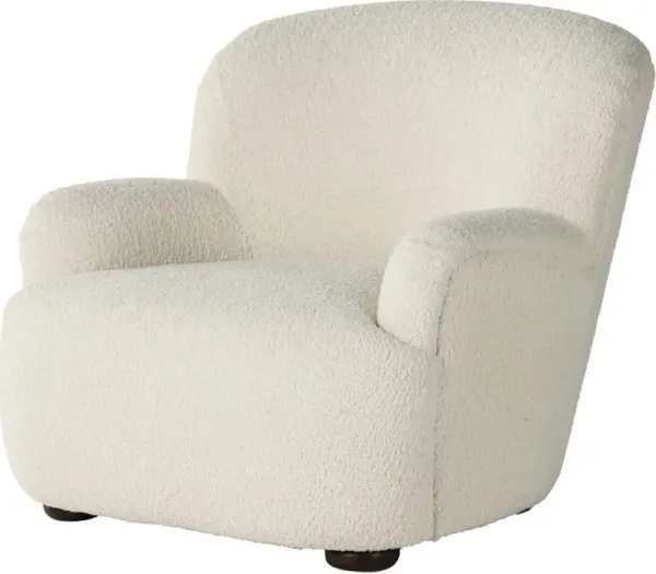 Micah Accent Chair, Sheepskin Natural