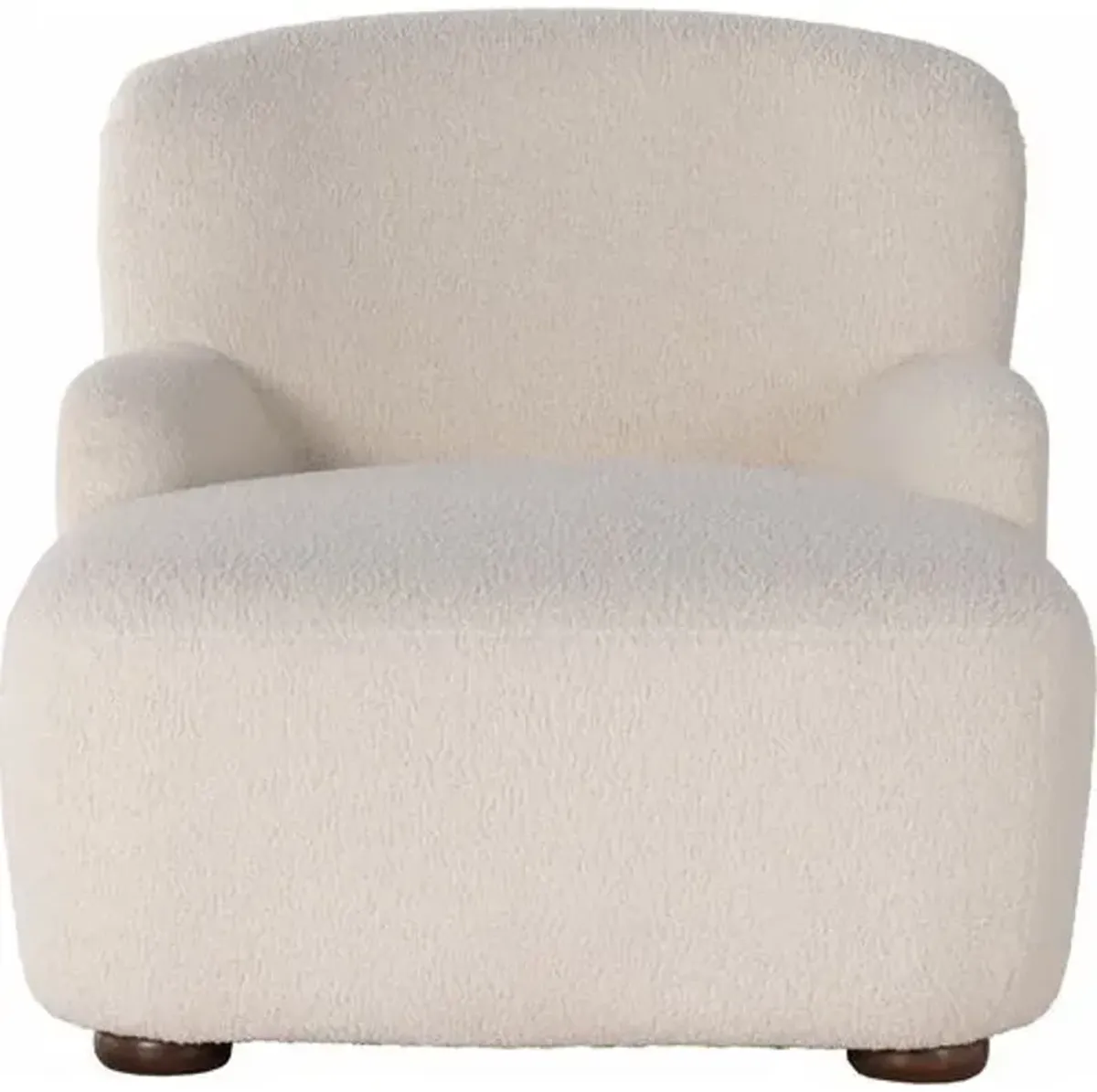 Micah Chaise Lounge - Sheepskin - Ivory - Comfortable, Sturdy, Stylish