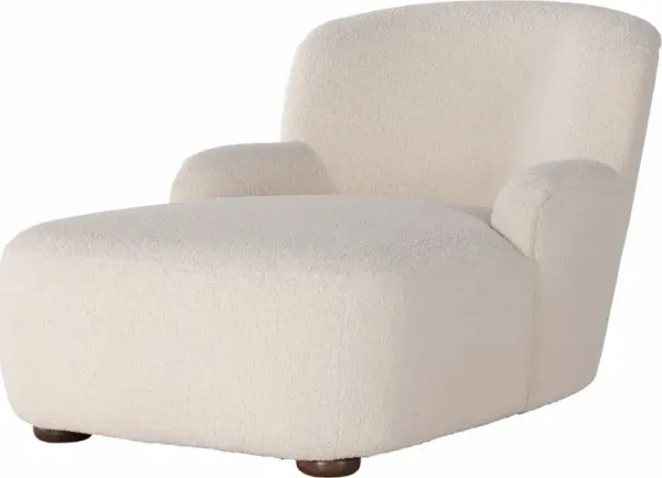 Micah Chaise Lounge, Sheepskin
