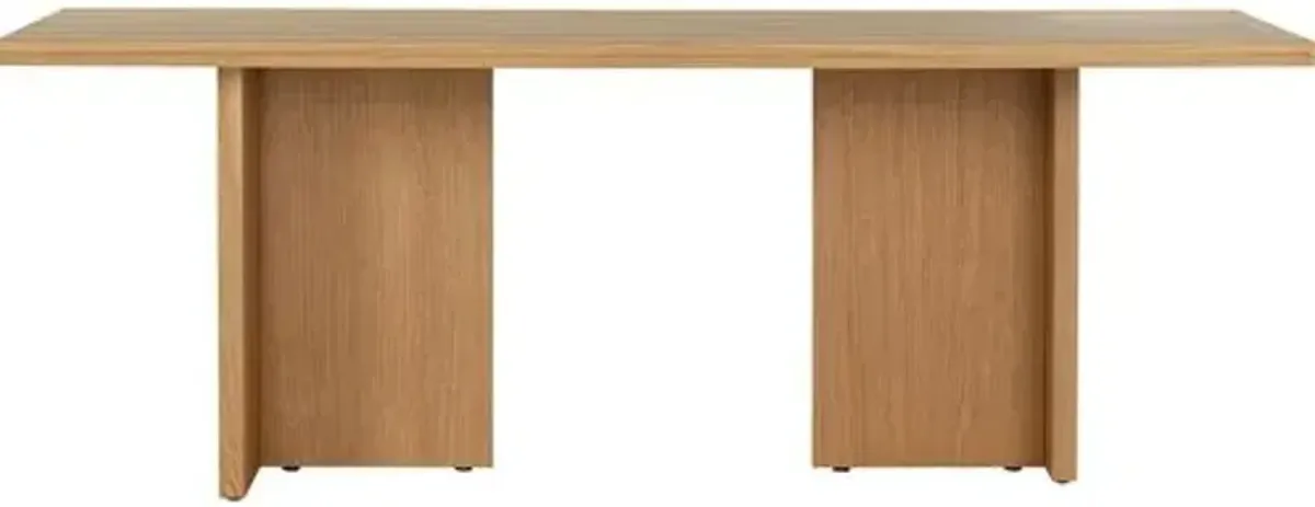 Riley Dining Table - Natural Oak