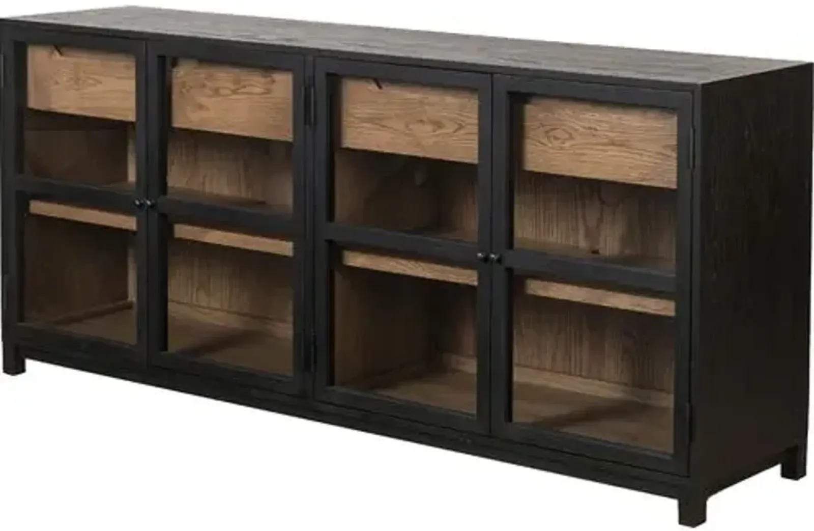 Kasey Large Sideboard - Drifted Matte Black