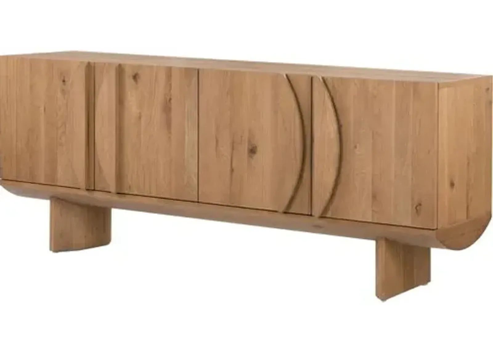 Bradford 80" Sideboard - Dusted Oak - Brown