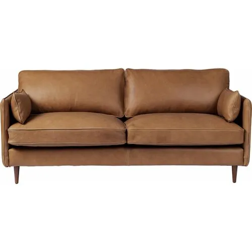 Dorit 76" Sofa - Palermo Cognac Leather