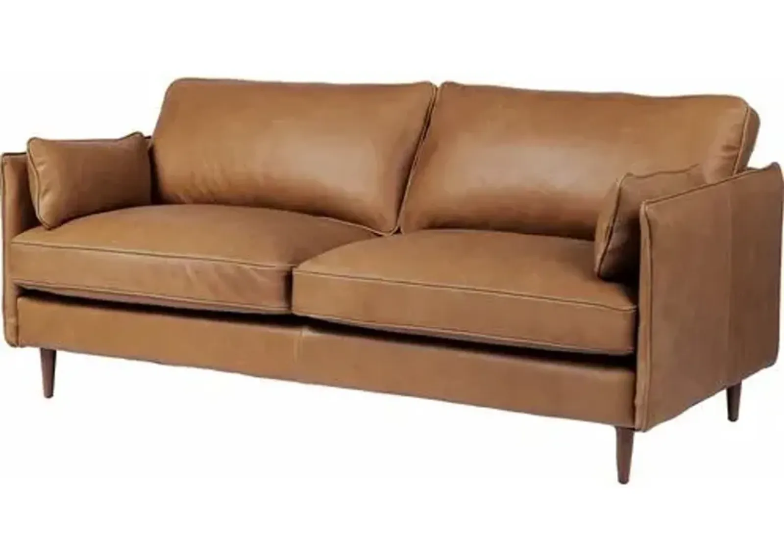 Dorit 76" Sofa - Palermo Cognac Leather