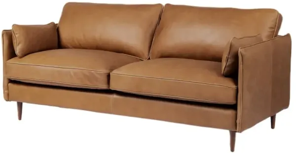 Dorit 76" Sofa, Palermo Cognac Leather