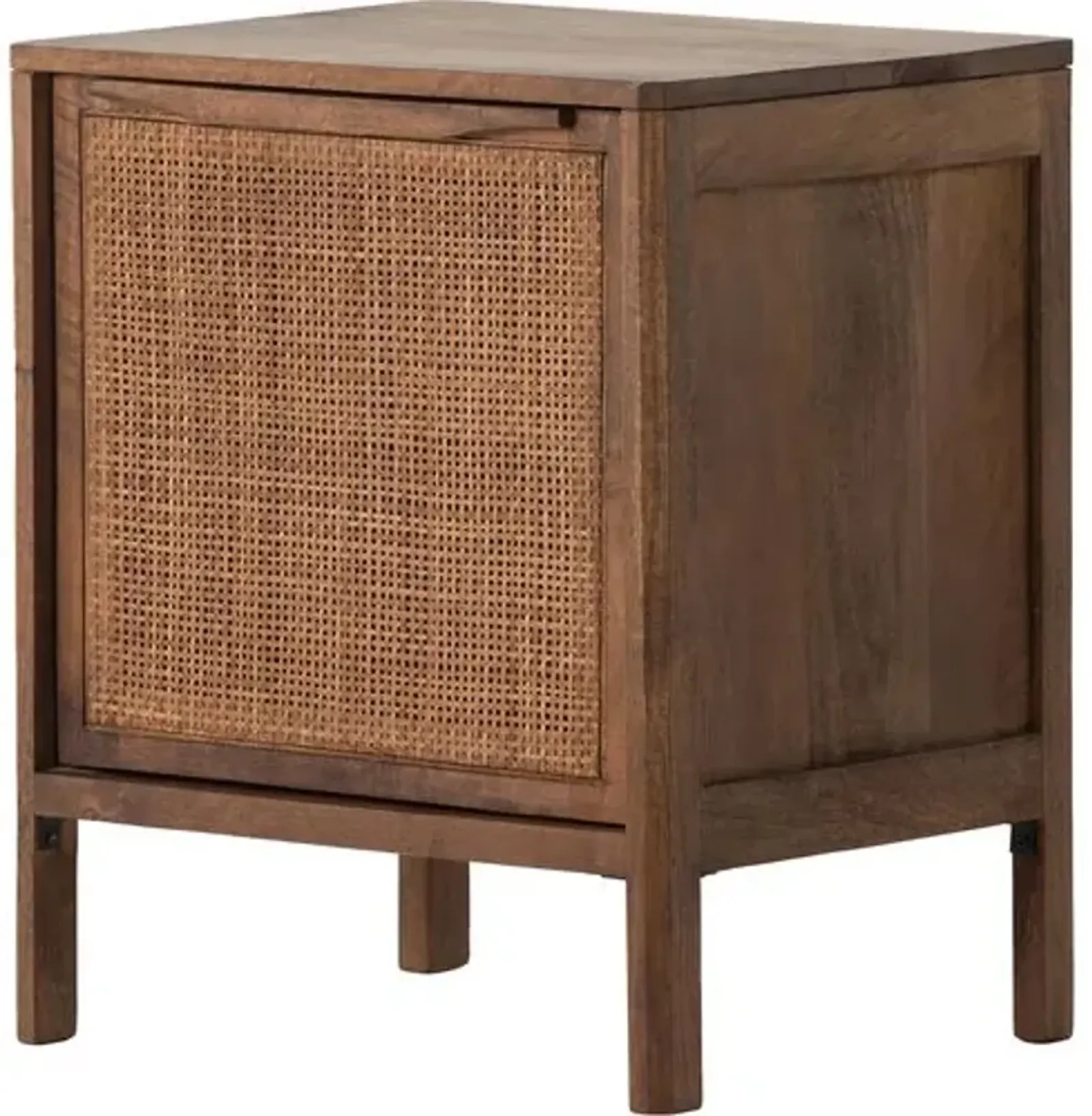 Selena Cane Nightstand - Left Facing