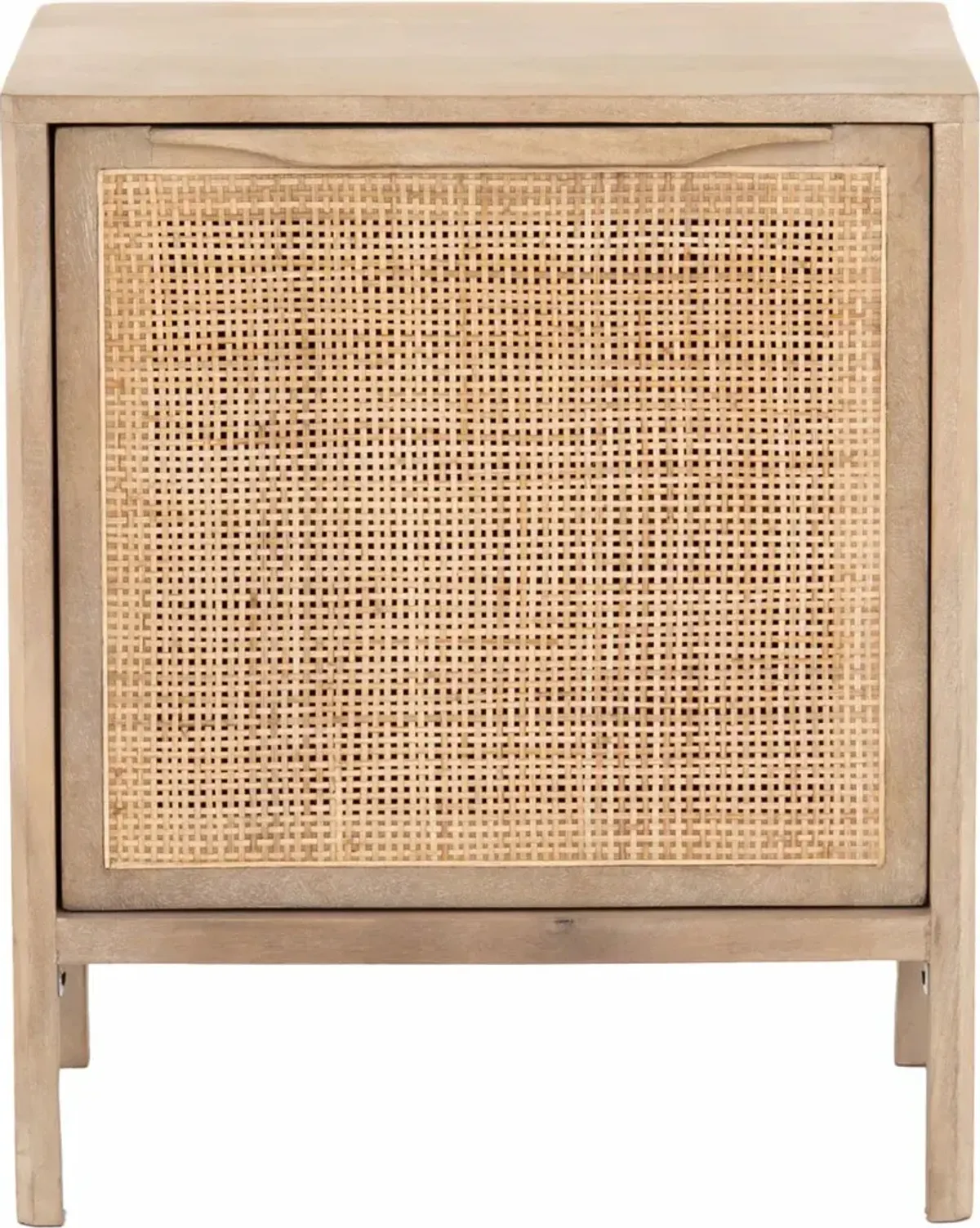 Selena Cane Nightstand, Right Facing