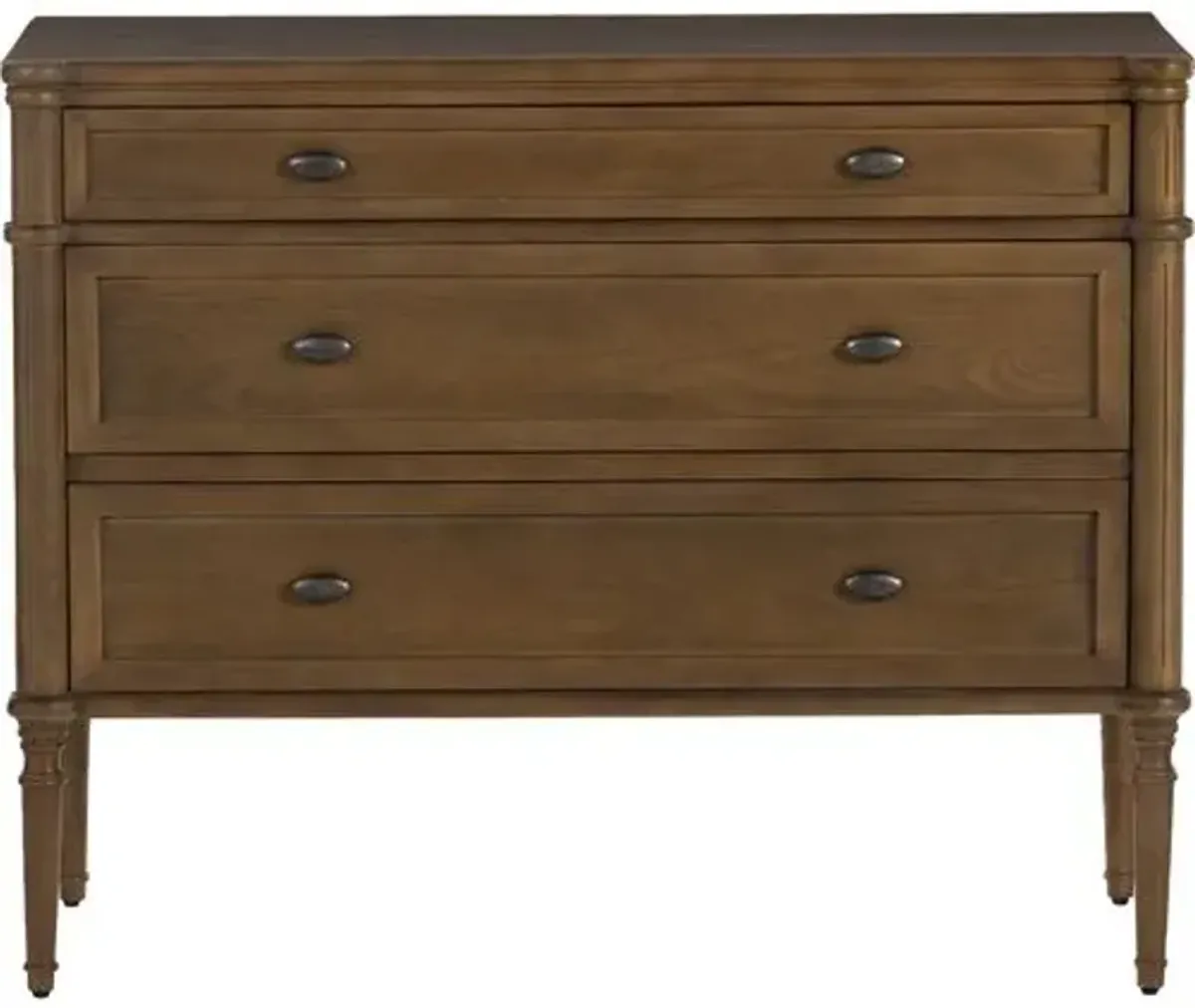 Tonia 3-Drawer Bedroom Chest - Brown