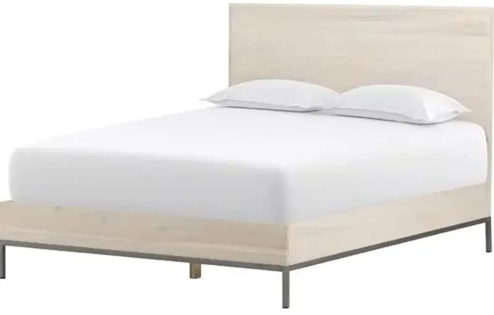 Justina Bed - Dove Poplar - Beige