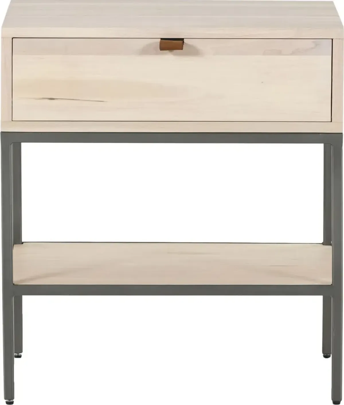 Justina 1-Drawer Nightstand, Dove Poplar