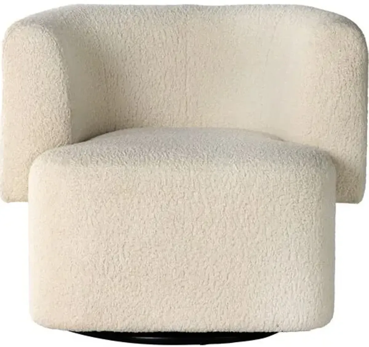 Dori Swivel Chair - Sheepskin Natural