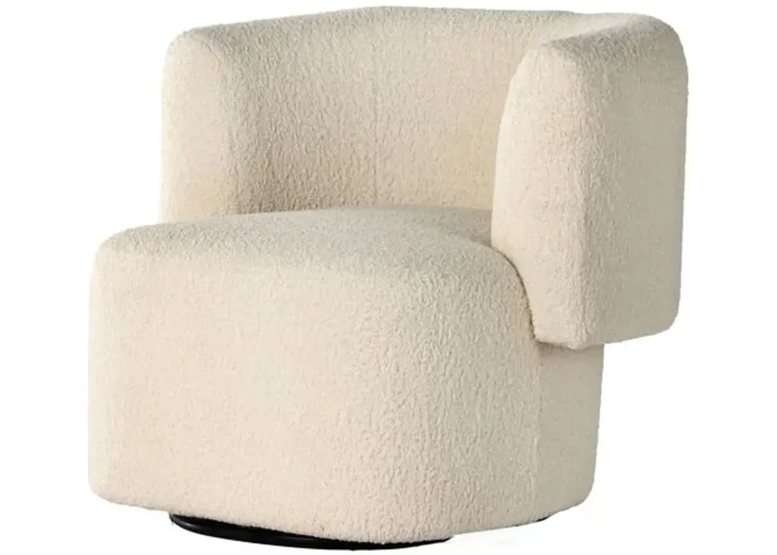 Dori Swivel Chair - Sheepskin Natural