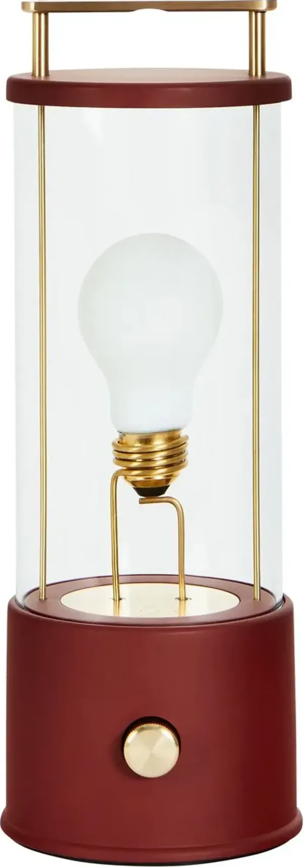 Muse Portable Indoor/Outdoor Lantern, Pomona Red