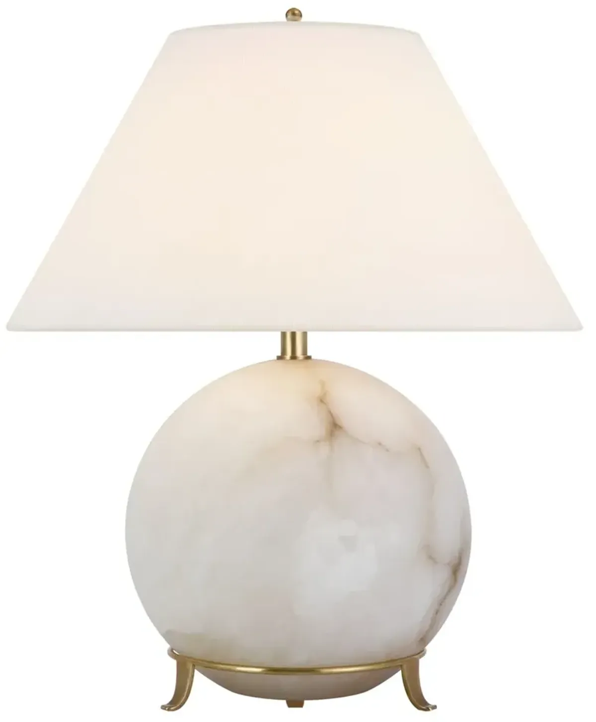 Visual Comfort - Price Small Table Lamp - Alabaster - Ivory