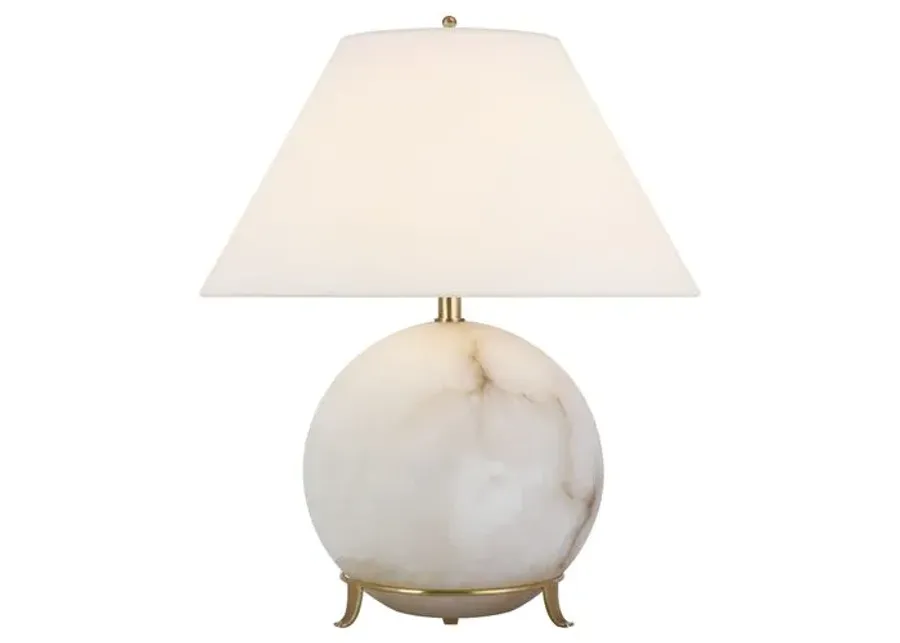 Visual Comfort - Price Small Table Lamp - Alabaster - Ivory