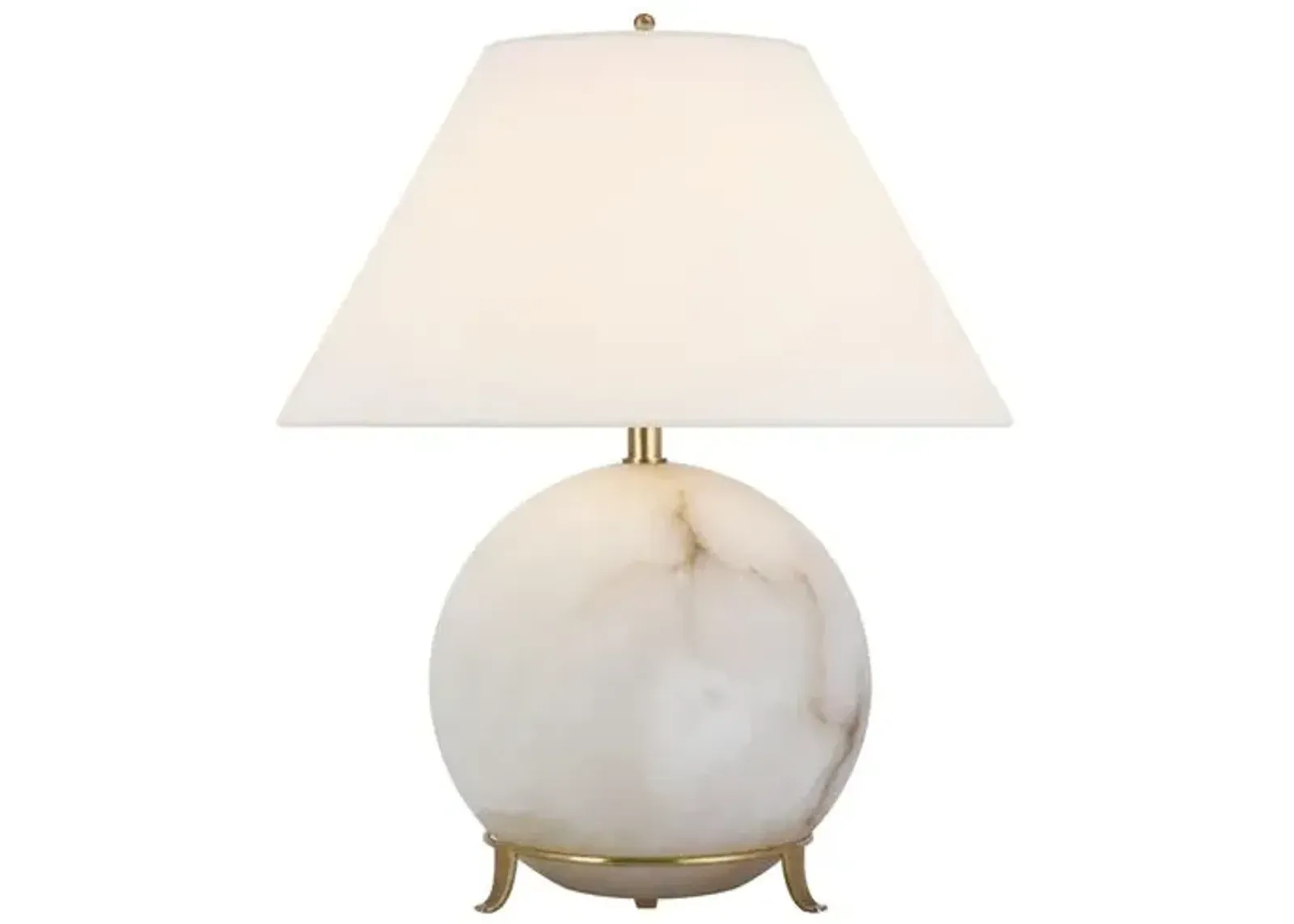 Visual Comfort - Price Small Table Lamp - Alabaster - Ivory