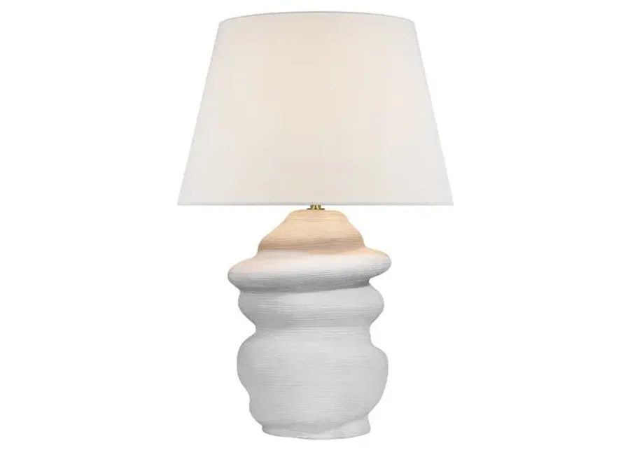 Visual Comfort - Bingley Medium Organic Table Lamp - Sandy White