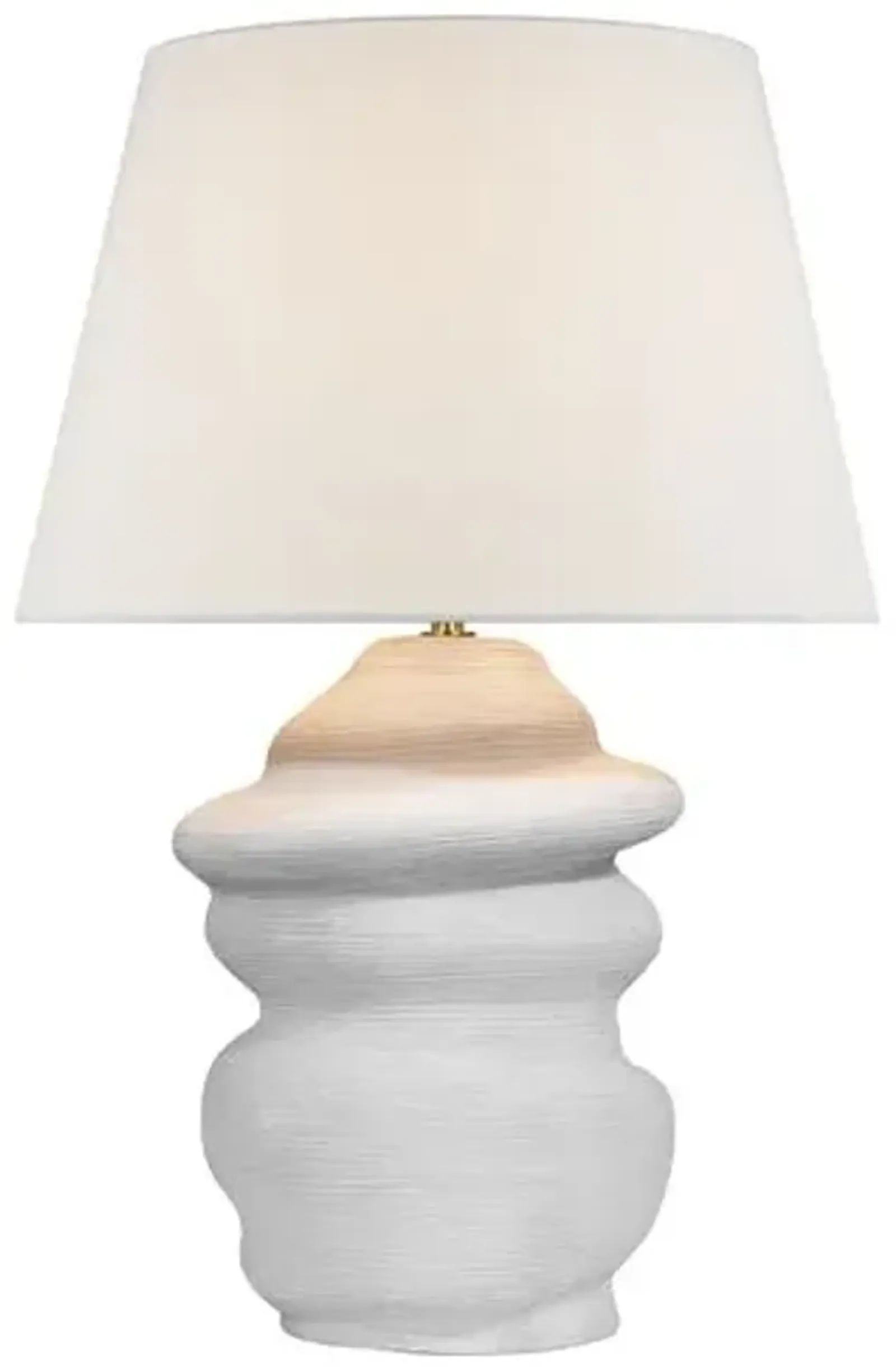 Visual Comfort - Bingley Medium Organic Table Lamp - Sandy White