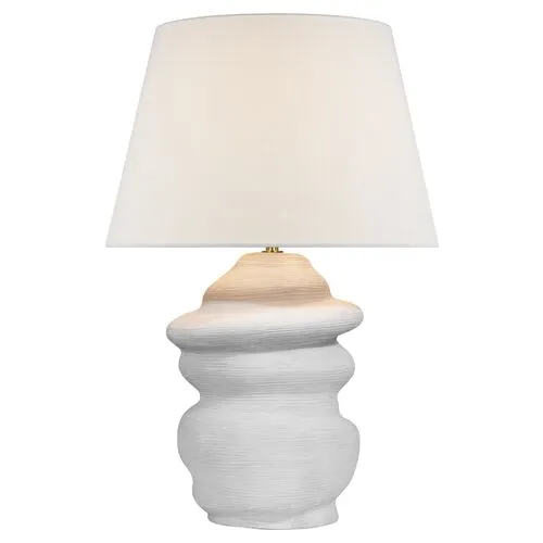 Visual Comfort - Bingley Medium Organic Table Lamp - Sandy White