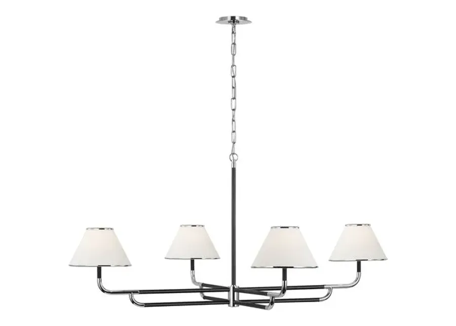 Visual Comfort - Rigby Grande Chandelier - Silver