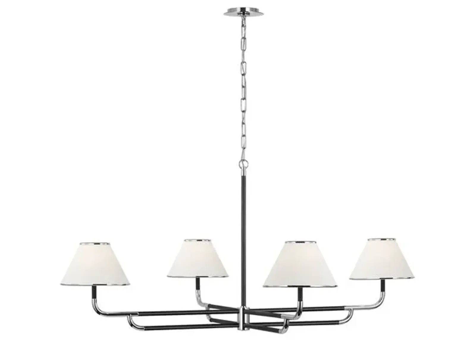 Visual Comfort - Rigby Grande Chandelier - Silver