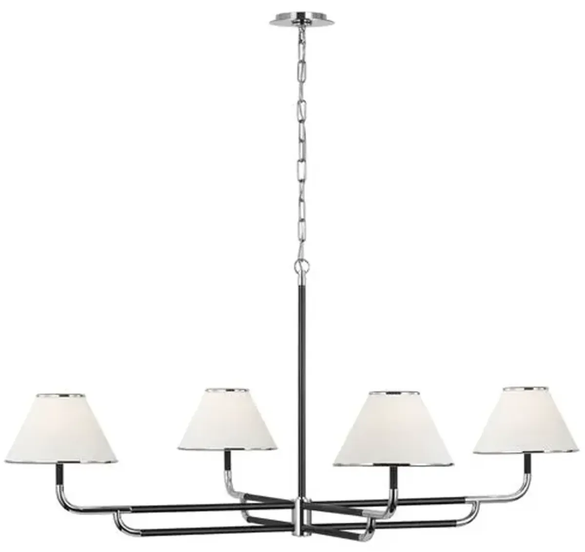 Visual Comfort - Rigby Grande Chandelier - Silver