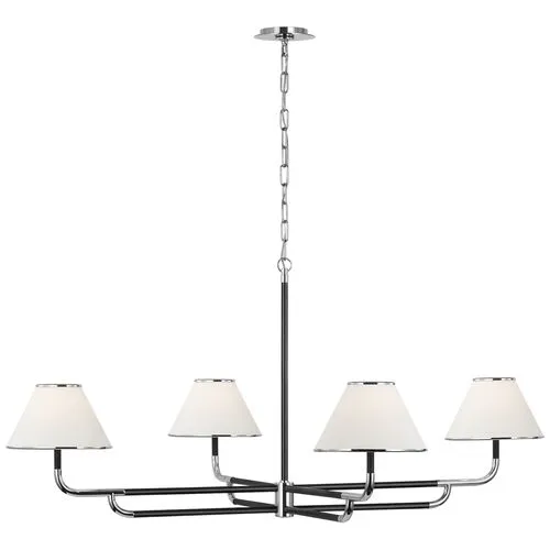 Visual Comfort - Rigby Grande Chandelier - Silver