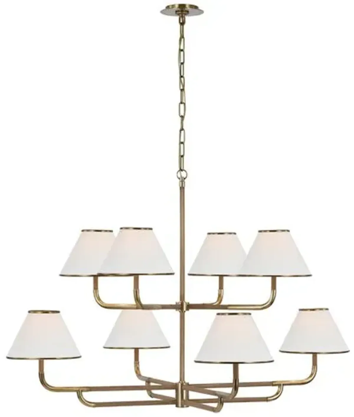 Visual Comfort - Rigby Grande Two-Tier Chandelier - Gold