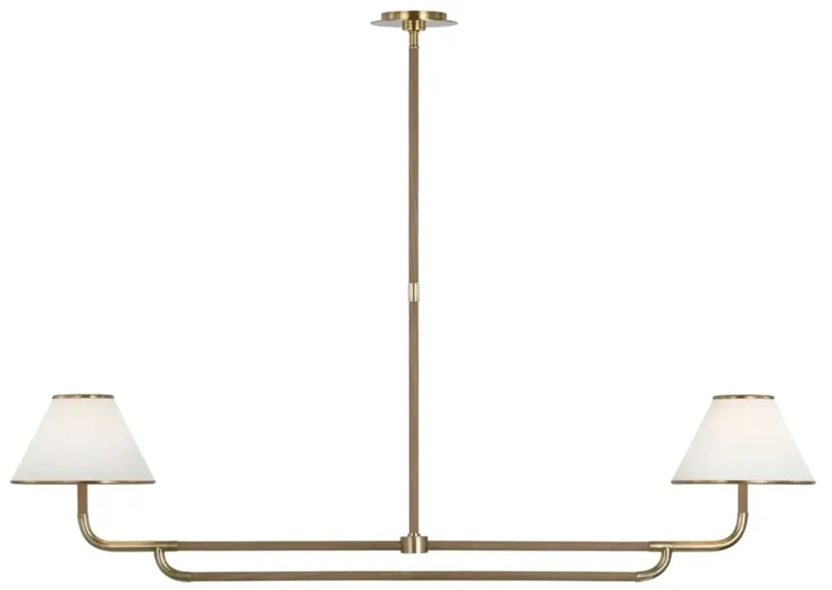 Visual Comfort - Rigby Large Linear Chandelier - Gold