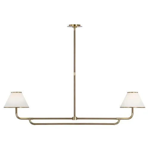 Visual Comfort - Rigby Large Linear Chandelier - Gold