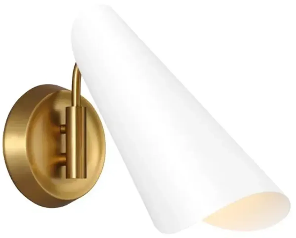 Visual Comfort - Tresa One Light Sconce - White