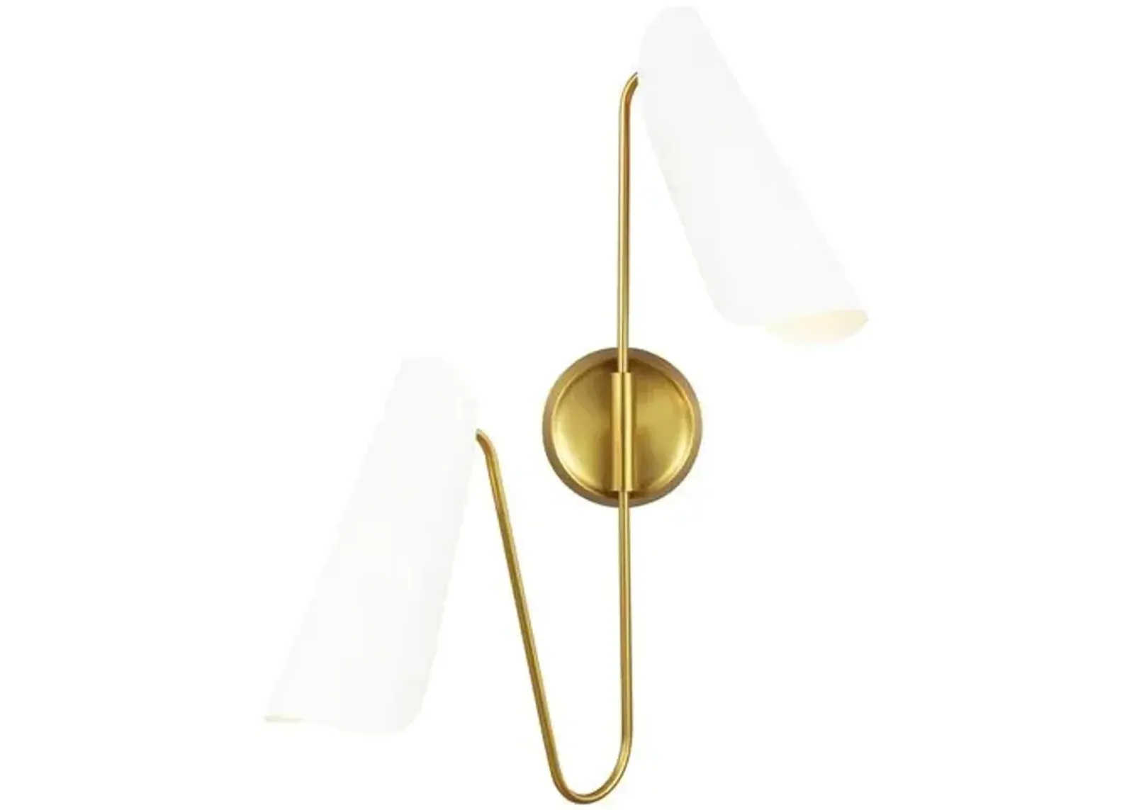 Visual Comfort - Tresa Two Light Sconce - White