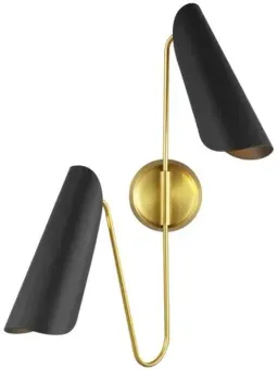 Black/Burnished Brass color