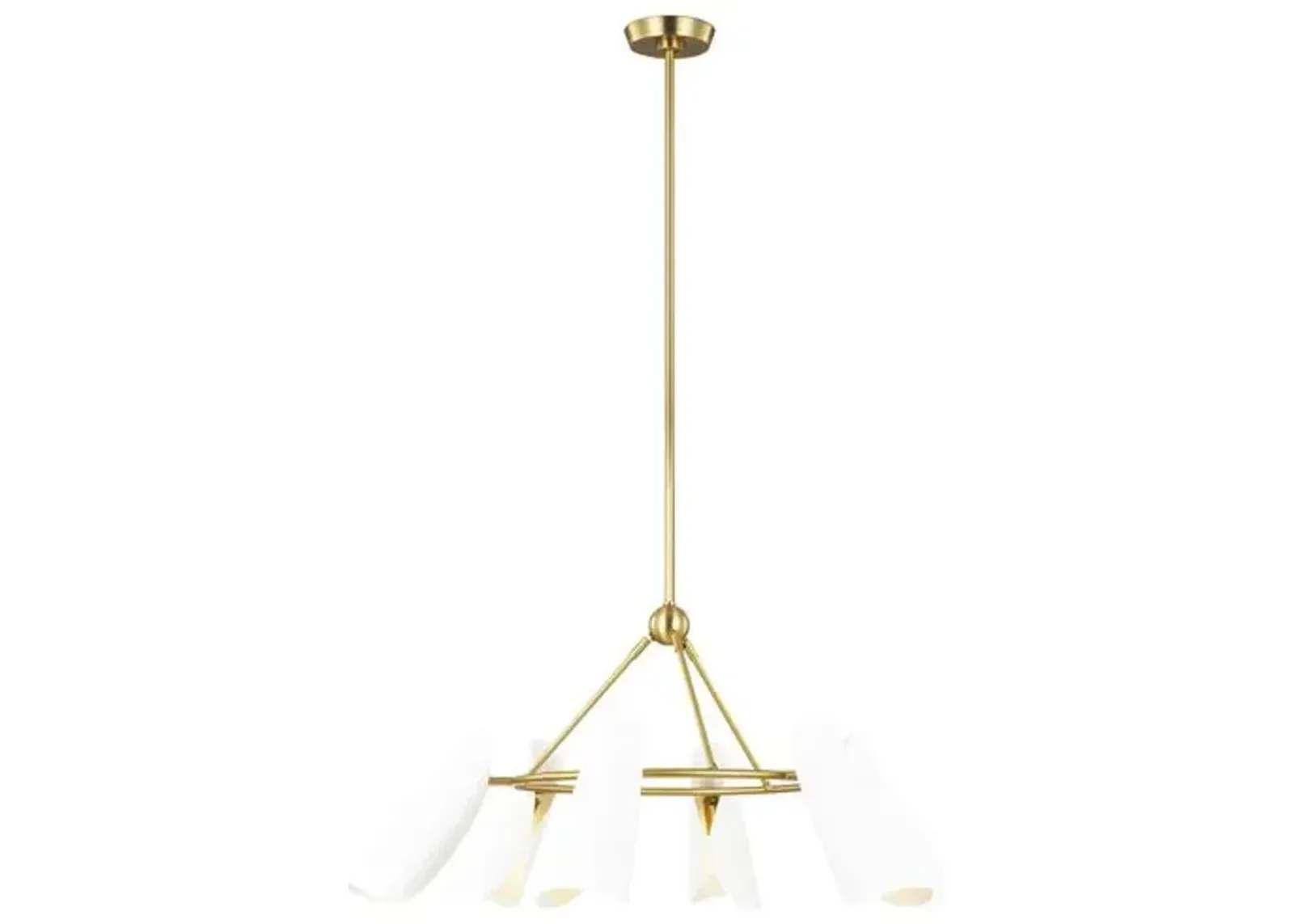 Visual Comfort - Tresa Six Light Chandelier - White