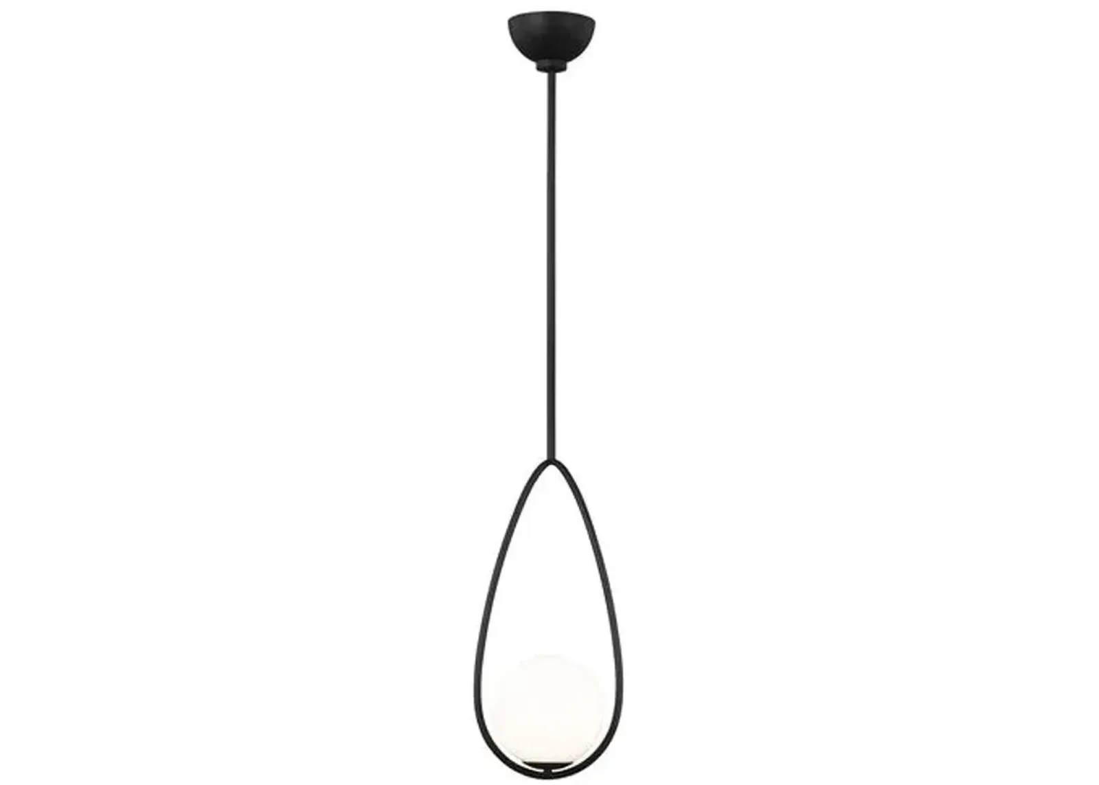 Visual Comfort - Galassia One Light Pendant - Black