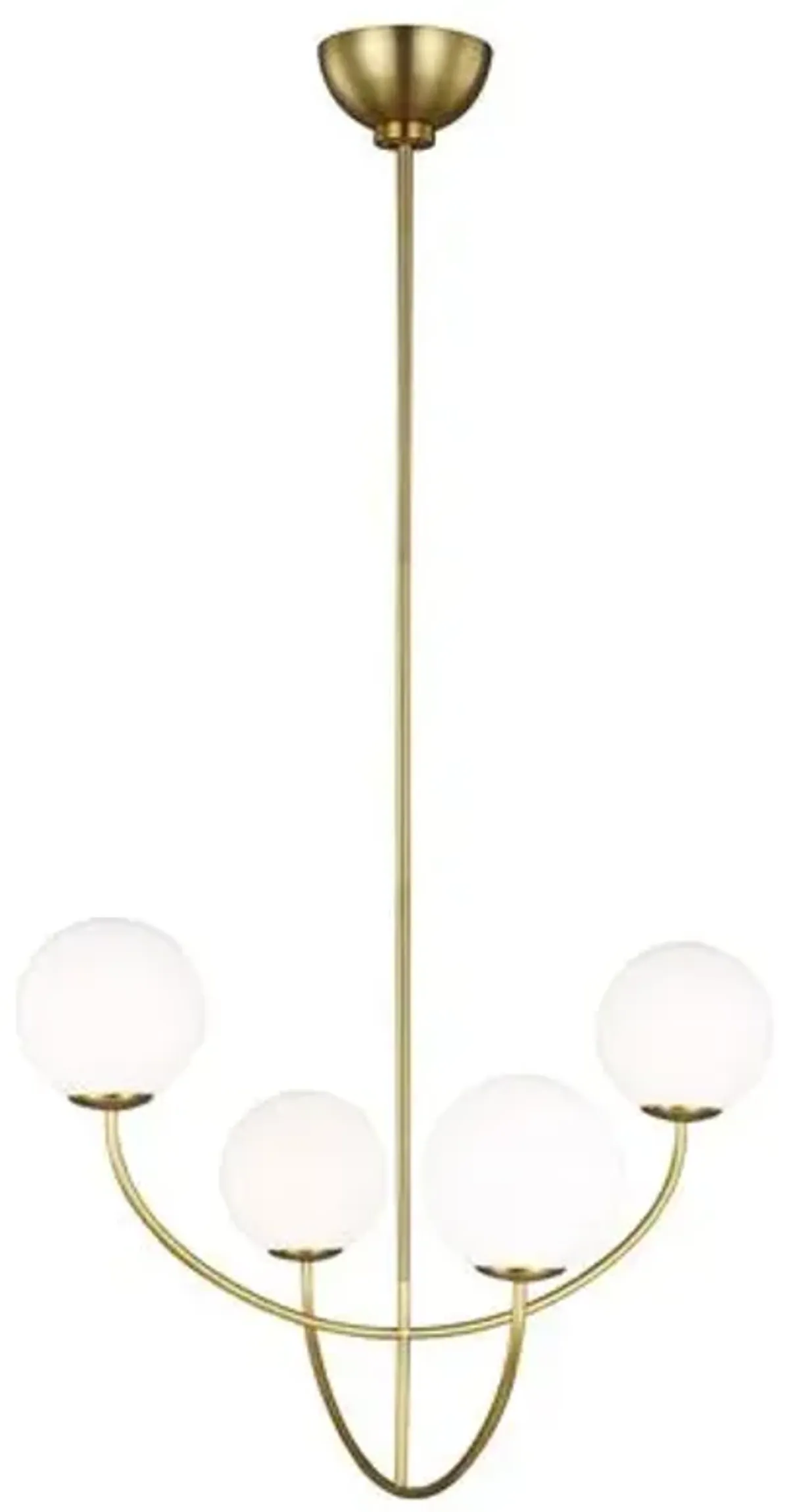 Visual Comfort - Galassia Four Light Chandelier - Gold