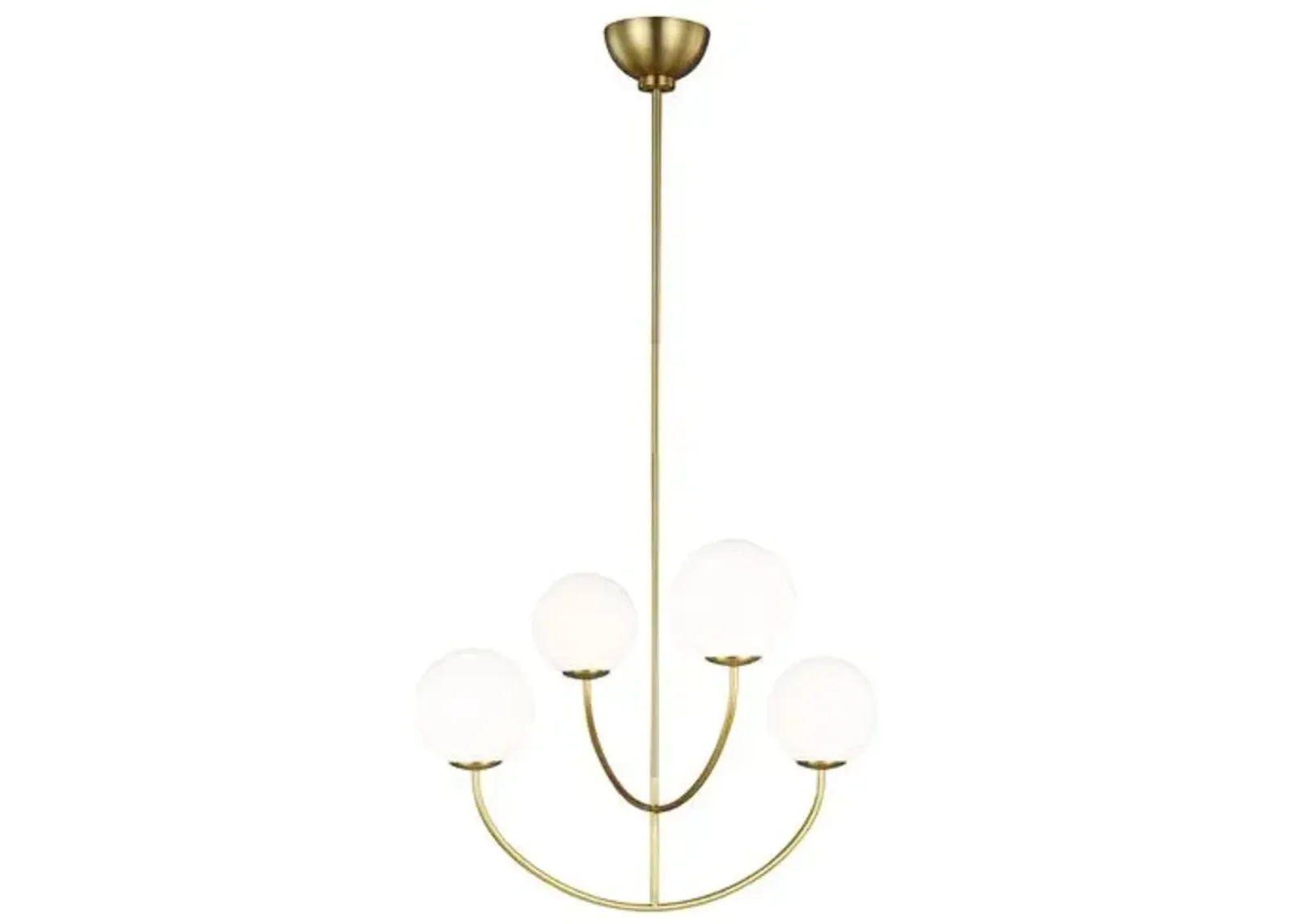 Visual Comfort - Galassia Four Light Chandelier - Gold