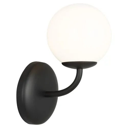 Visual Comfort - Galassia One Light Wall Sconce - Black