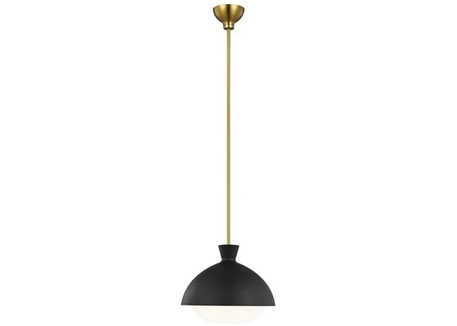 Visual Comfort - Lucerne Large One Light Pendant - Black