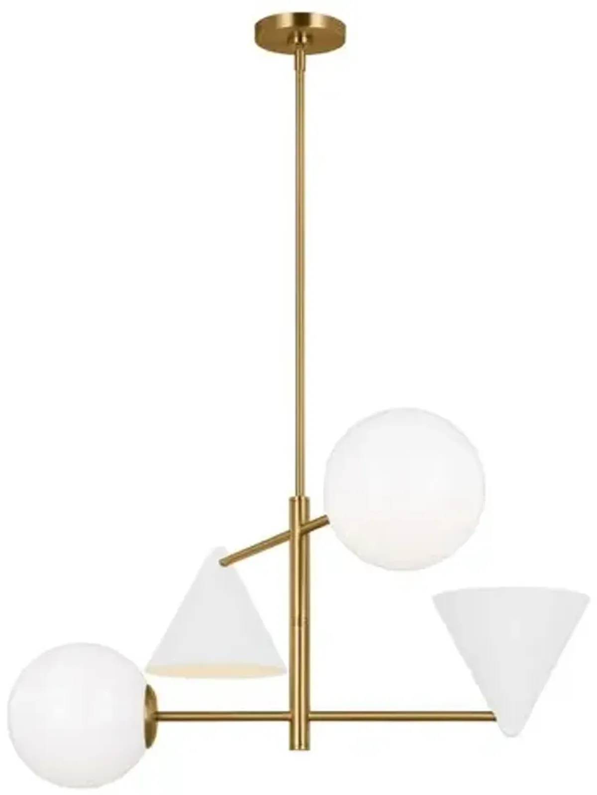 Visual Comfort - Cosmo Medium Chandelier - White