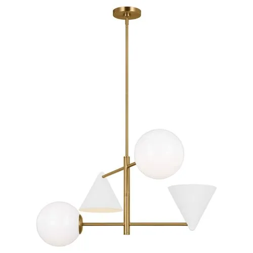 Visual Comfort - Cosmo Medium Chandelier - White