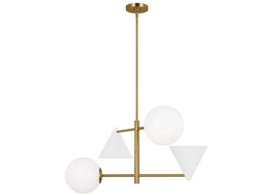 Visual Comfort - Cosmo Medium Chandelier - White