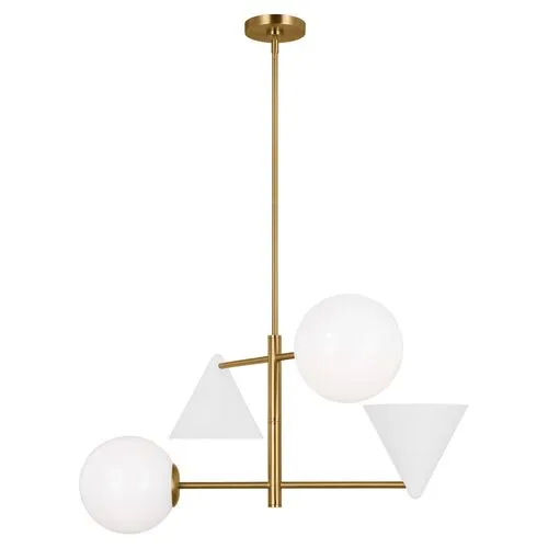 Visual Comfort - Cosmo Medium Chandelier - White