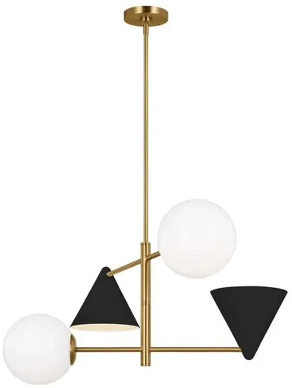 Visual Comfort - Cosmo Medium Chandelier - Black