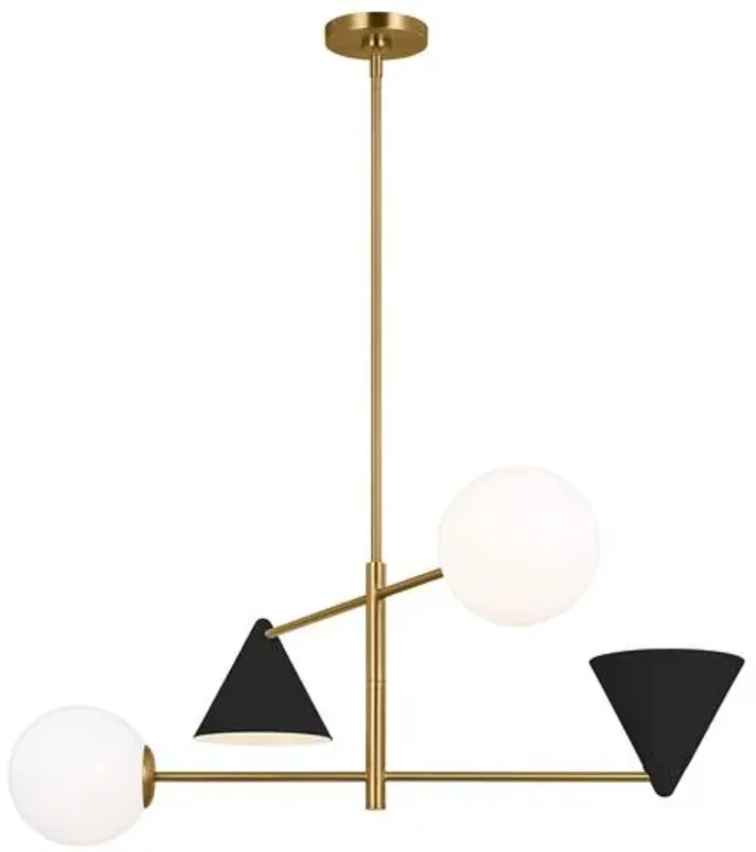 Visual Comfort - Cosmo Large Chandelier - Black