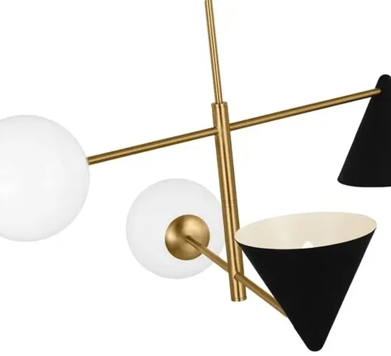 Visual Comfort - Cosmo Large Chandelier - Black