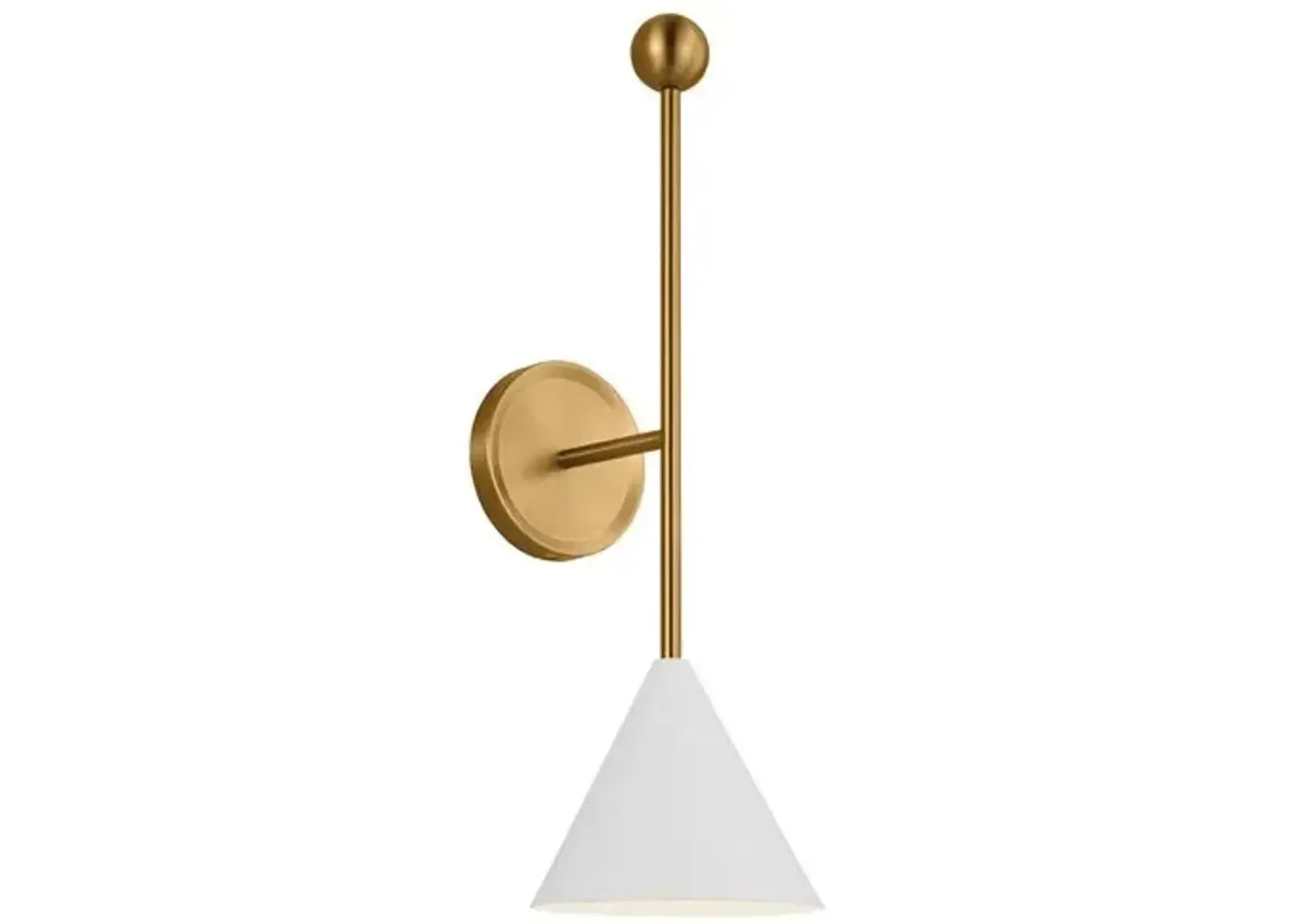 Visual Comfort - Cosmo Large Sconce - White